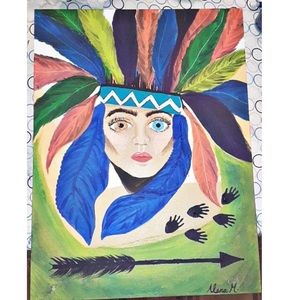 Indie Girl Original Painting